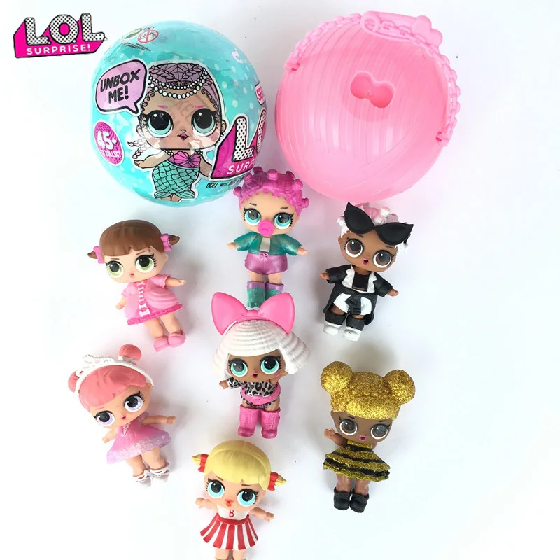 

poupee Surprises lol Dolls With original ball andHair doll With accessories girl's toy gifts,beach towel