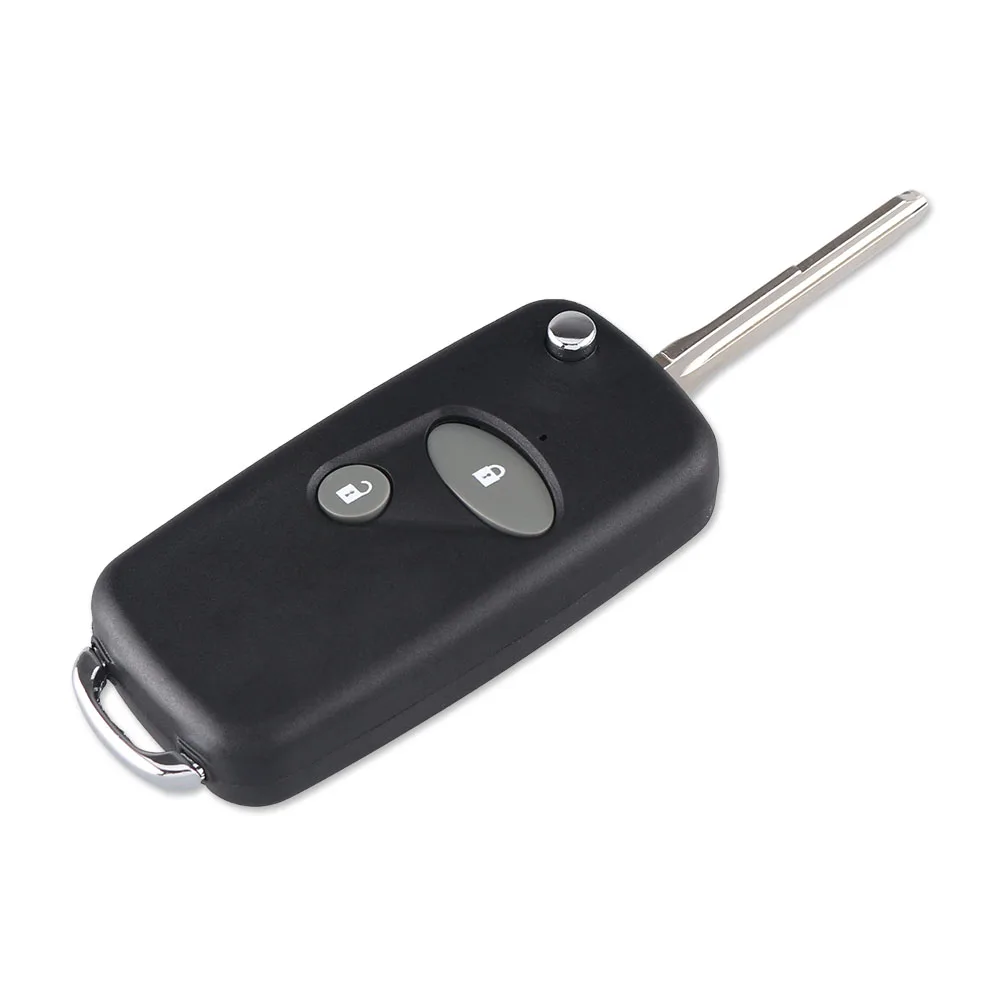 KEYYOU 2 кнопки модифицированный Флип складной пульт дистанционного ключа автомобиля чехол для Honda Accord Civic HRV CRV S2000
