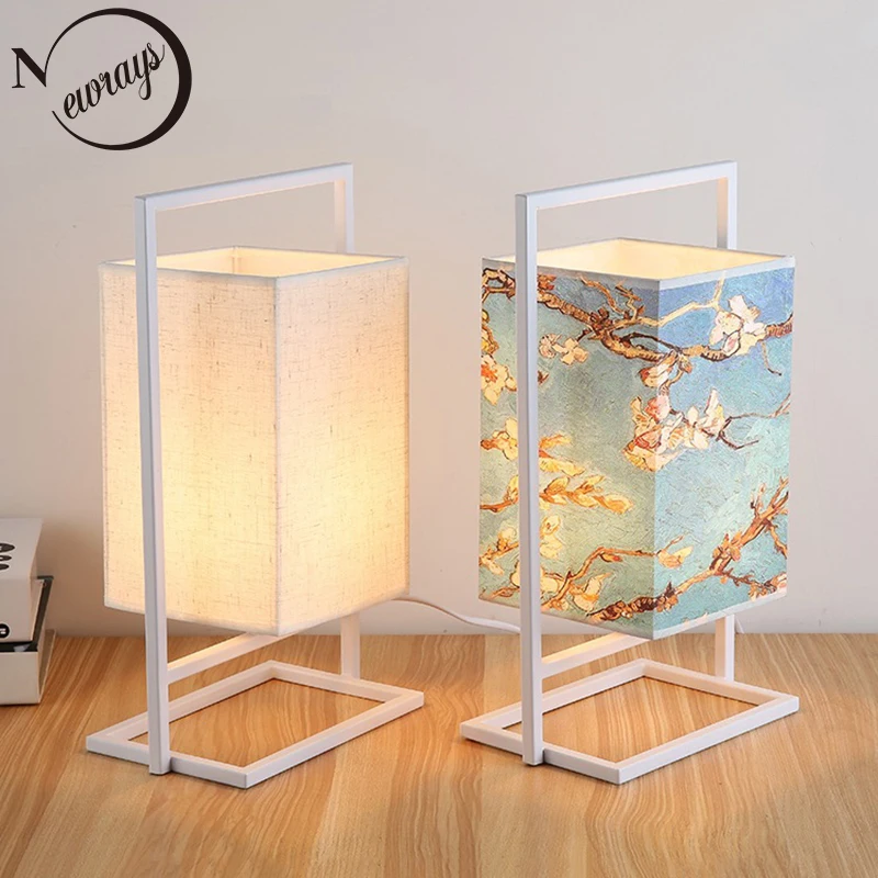 Винтажная настольная лампа в китайском стиле арт деко светодиодсветодиодный E27