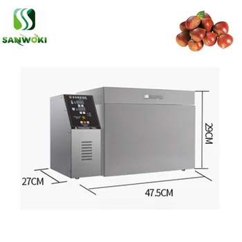 

Electric walnut roaster machine coffee bean roasting machine grains drying machine cashew roaster machine nuts baking machine