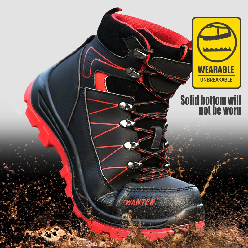 Male Work Safety Shoes Lightweight Comfort Steel Toe Work Sneakers Indestructible Security Protective men shoes safety shoes