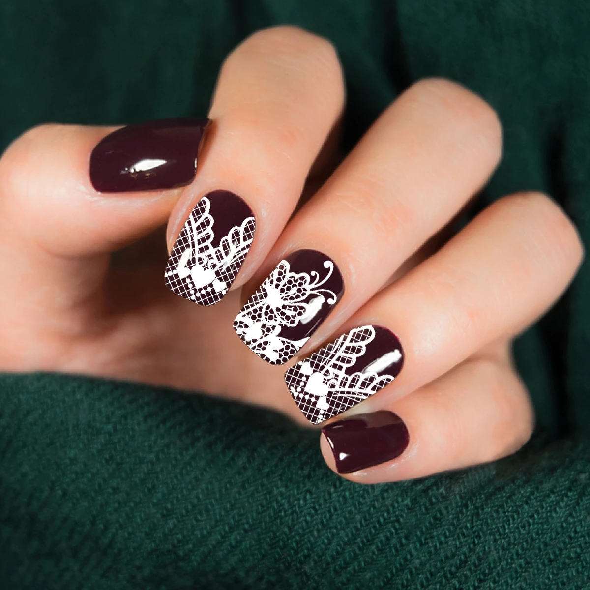 Beauty Bigbang Nail Stamping Plates Lace Flower Butterfly Leaves Lines Theme Print Stainless Steel Template Nail Art Stencil 5