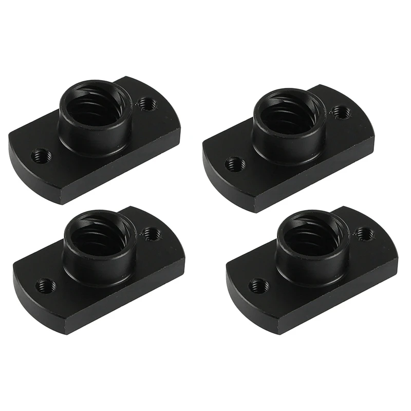 

3D Printer 4Pcs Z Axis Trapezoid Motor Screw Nuts T8 Nut POM Nut Lead 8mm Pitch 2mm for Creality CR10 CR-10S Ender-3 Lead Screw