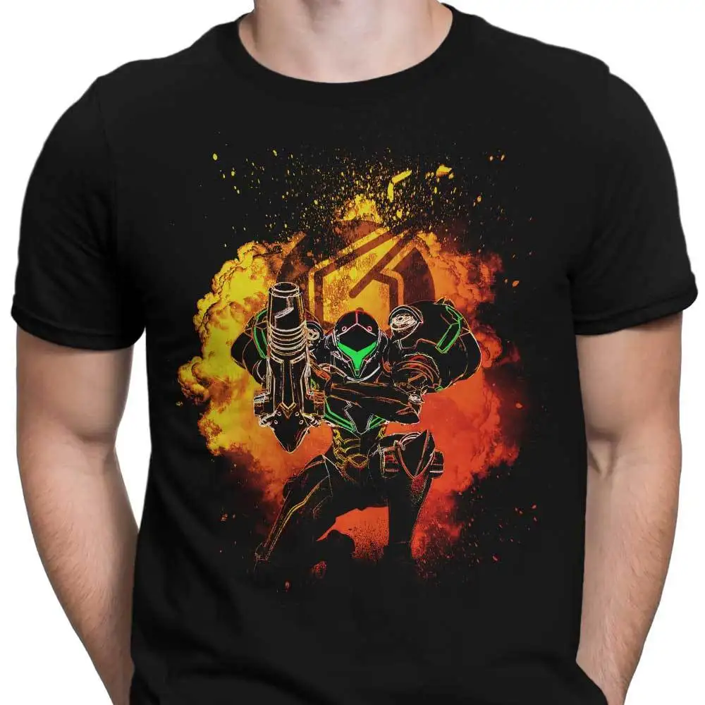 SOUL OF SAMUS футболка мужская с графическим принтом Футболки Повседневная Хлопковая мужская одежда