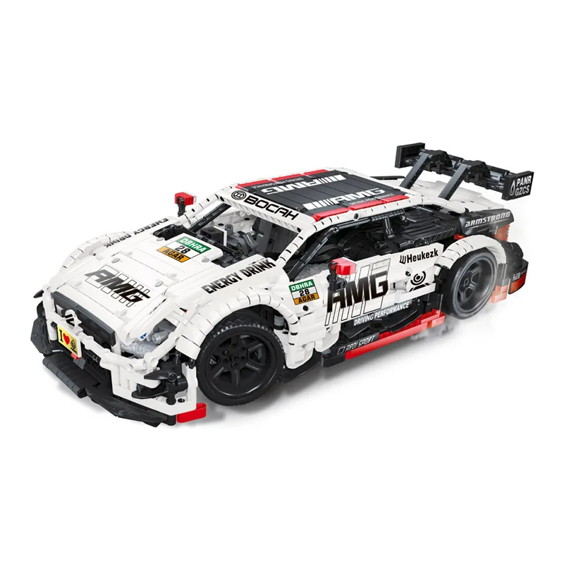 23012 Супер гоночный автомобиль AMG C63 совместимый Technic MOC 6687 6688 строительные блоки