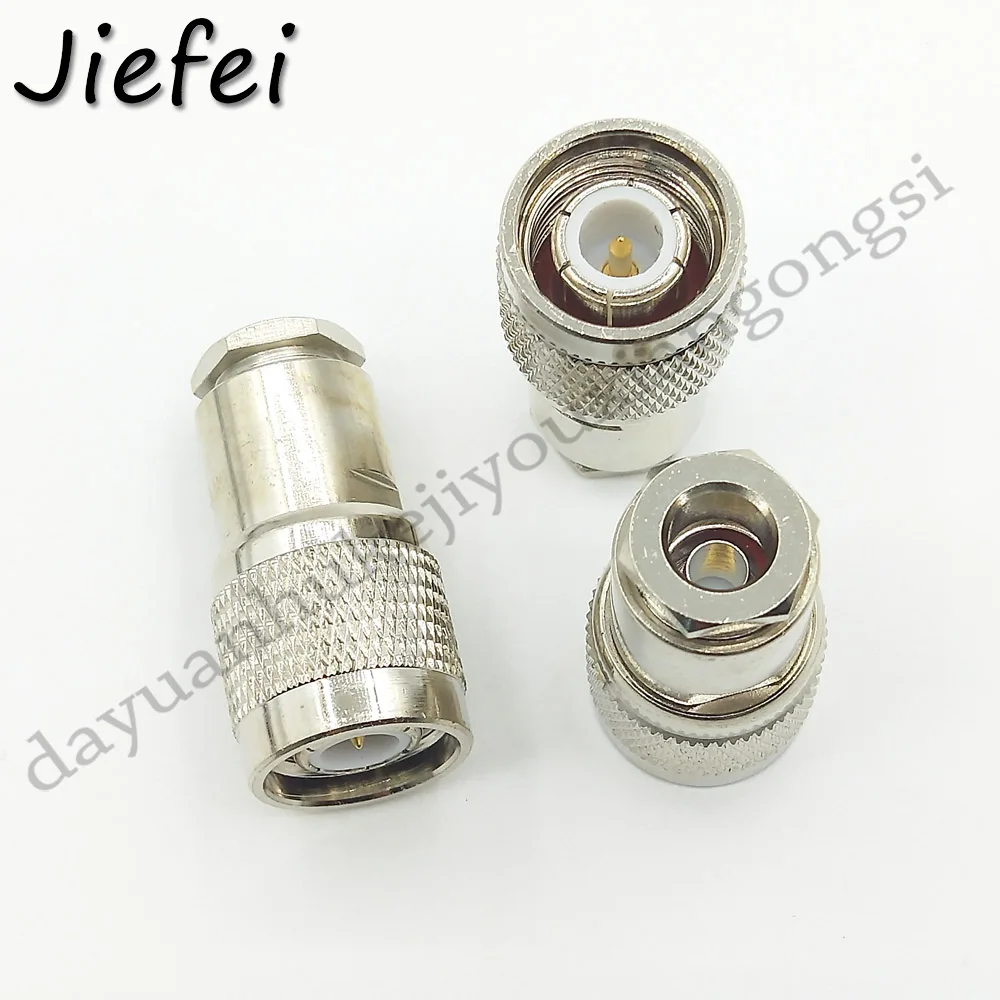 

copper TNC Plug Clamp for cable RG58/142/400 LMR195 RF Coax connector Selling