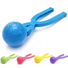 Pince à boules de neige 3D pour enfant, moule de fabrication de sable, de couleur aléatoire, de sport de plein air, pour l'hiver