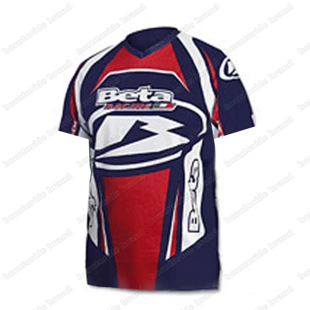 BETA RACING Pro Downhill Mountain Jersey Camiseta de Motocross Camiseta de Enduro MTB MX BMX Camiseta de Ciclismo Maillot de Ciclismo para Hombre
