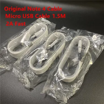 

500pcs Original For Samsung Fast Charger Micro USB Cable 150CM 2A Data Line For Galaxy S6 S7 Edge Note 4 5 J4 J6 J5 A3 A5 A7
