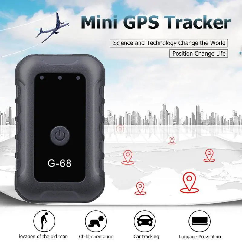 Vehemo Черный ABS Мини gps трекер Wifi мини gps трекер слежение за транспортным средством реальный практичный Авто Мини gps трекер локатор Магнитный