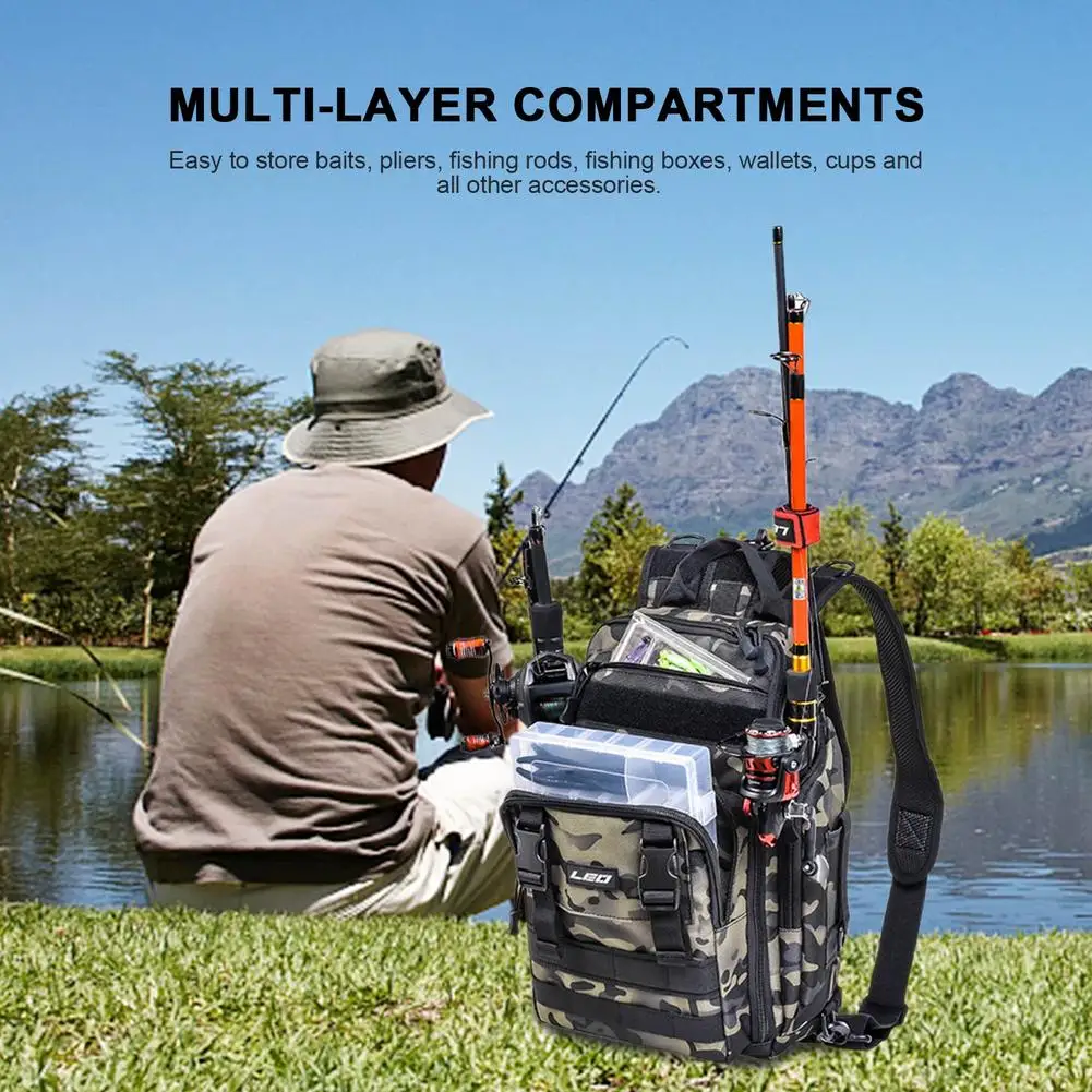 Fishing Bag Tactical Tackle Backpack Waterproof Multifunctional Camouflage  Carpfishing Bag Shoulder Military Bag Pack Chest Bag - AliExpress