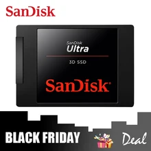 SanDisk ультра 3D SSD Внутренний твердотельный накопитель 250 ГБ 500 1 ТБ 2 ТБ 2,5 дюймов SATA3 HDD жесткий диск 560 МБ/с. для ноутбука, настольного компьютера, ПК
