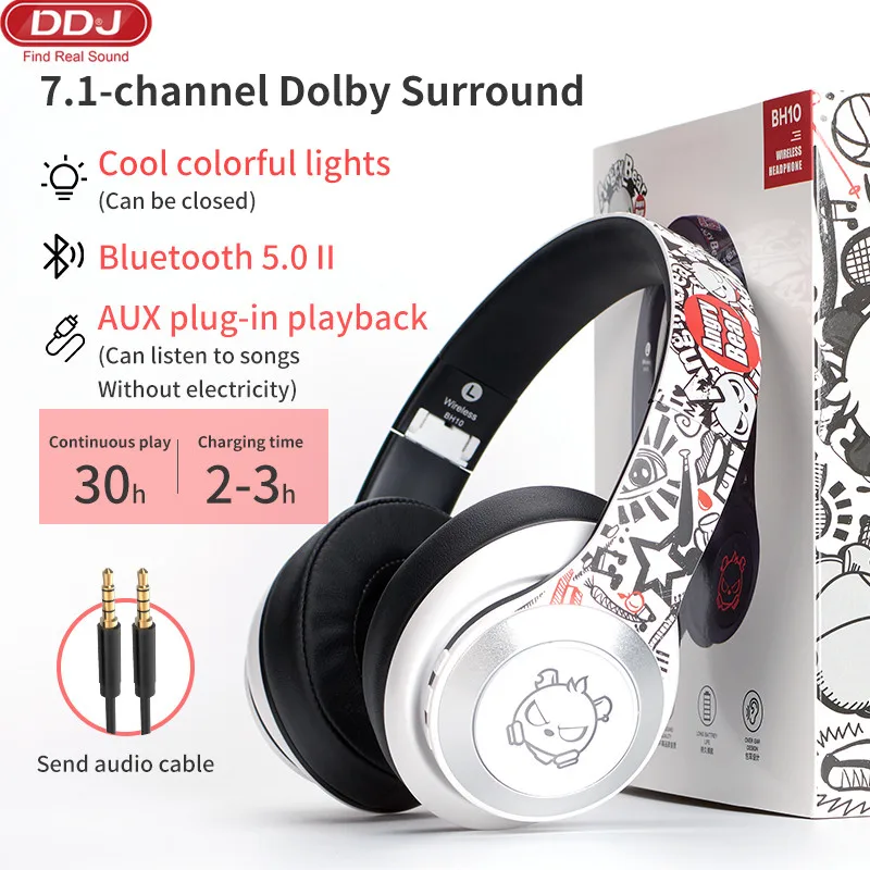 Bh10 Wireless Headphones Bluetooth 