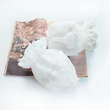 Корейский стиль, Короткие осенние и зимние манжеты, женские, противообрастающие, вышитые рукава, кружева, студенческие, нарукавные, офисные, полупрозрачные Ad