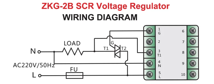 Free Shipping AOYI ZKG-2B SCR Voltage Regulator ZKG-3000 control Triac for Blow molding machine temperature adjustment   (1)