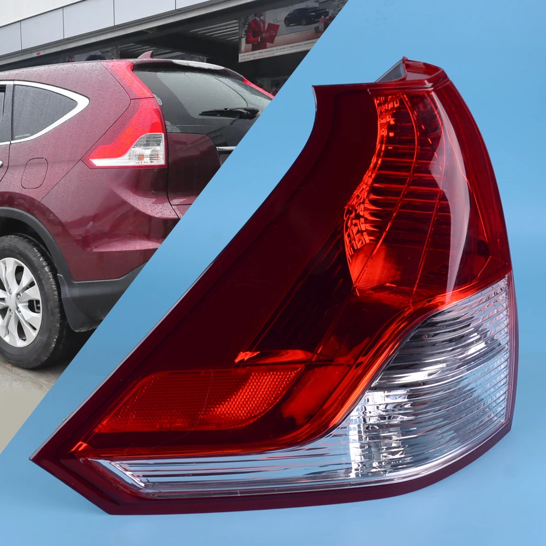 DWCX  Left Rear Car Tail Brake Light Lamp Fit for Honda CRV CR-V 2012 2013 2014