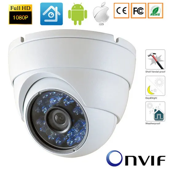 1080P HD миниатюрная Проводная IP-камера ONVIF 2 0 Водонепроницаемая комнатная ИК-камера