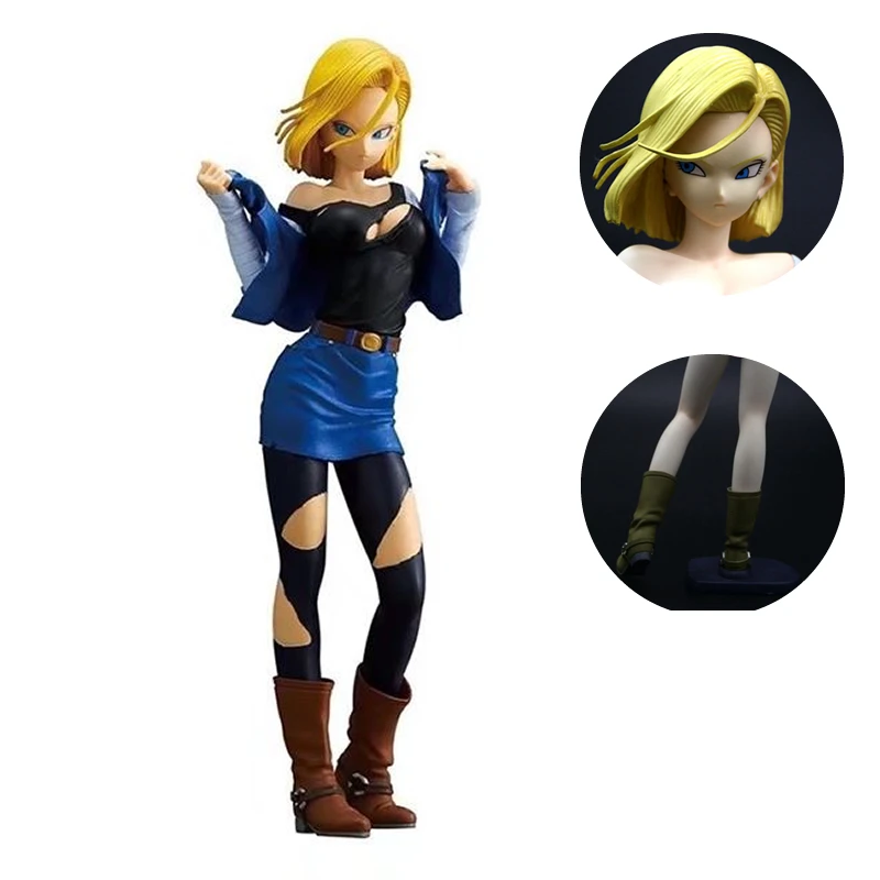 1/6 голая полимерная ПВХ аниме экшн фигурка DBZ Android 18 сексуальная девушка модель GK