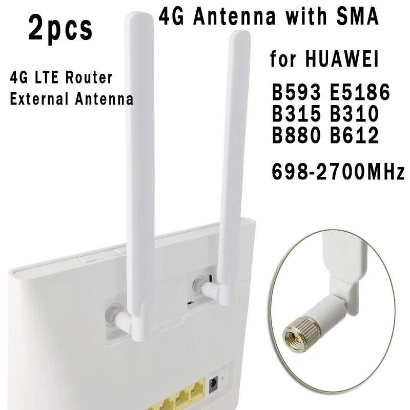 Антенна Wi-Fi hengshanlao разъем SMA (Male) усилитель сигнала 4G 5G внешняя антенна для