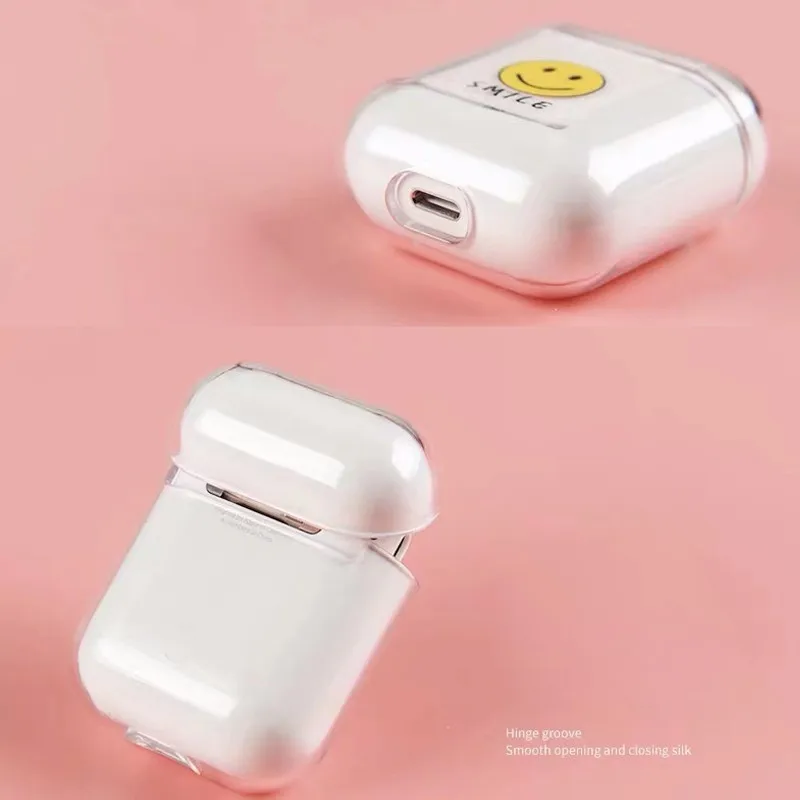 Чехол для airpod персональный сделай сам с логотипом на заказ прозрачный жесткий
