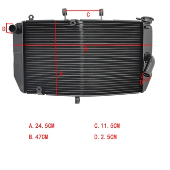 

Motorcycle Engine Radiator Motor Bike Aluminium Replace Part Cooler For Honda CBR600RR CBR600 RR 2003-2006 CBR 600 RR