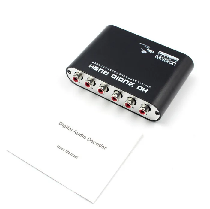 

5.1 Sound Track DTS Dolby/AC-3 Video Decoder with Numbers Fiber/Coaxial to Analog RCA Lotus