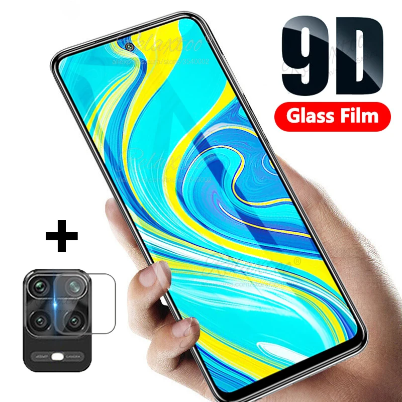 Изогнутое закаленное стекло 9D для Xiaomi redmi note 9 pro max s Защита экрана защитное с