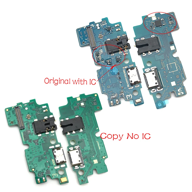 10 шт./лот док-разъем Micro USB зарядное устройство зарядный порт микрофон с гибким кабелем платы для samsung A30 A305F