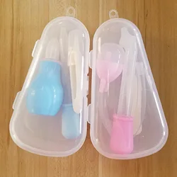Productos para el cuidado del bebé recién nacido, aspirador Nasal, limpiador de nariz, artículos para recién nacidos, dispositivo de succión, 3 unids/set por juego