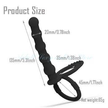 Double Penetration Vibrators Sex Toys Penis Strapon Dildo Vibrator, Strap On Anal Plug Adult Toy for Beginner 3