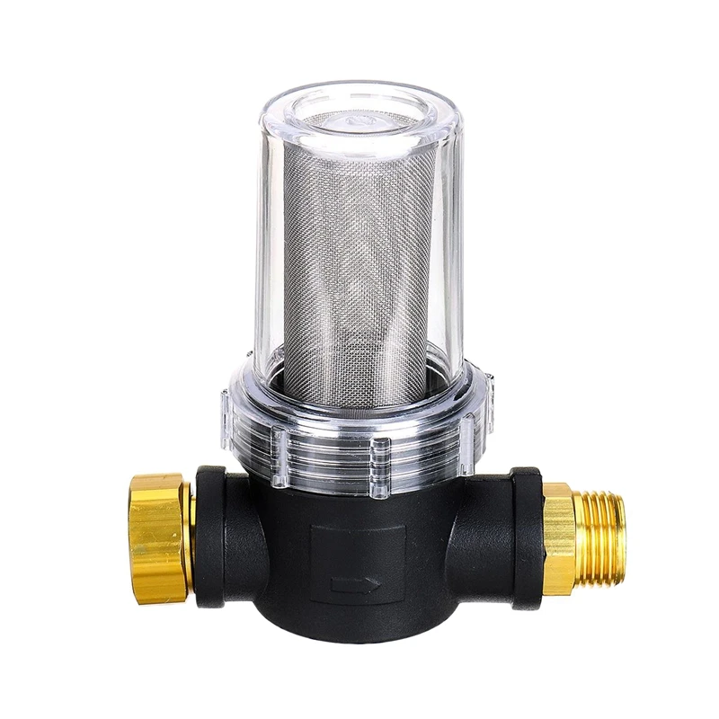 

40 Mesh Garden Hose Filter Attachment For Pressure Washers Pump Inlet Filter 3/4 Inch Hose Connector Garden Accessories(Eu Stand