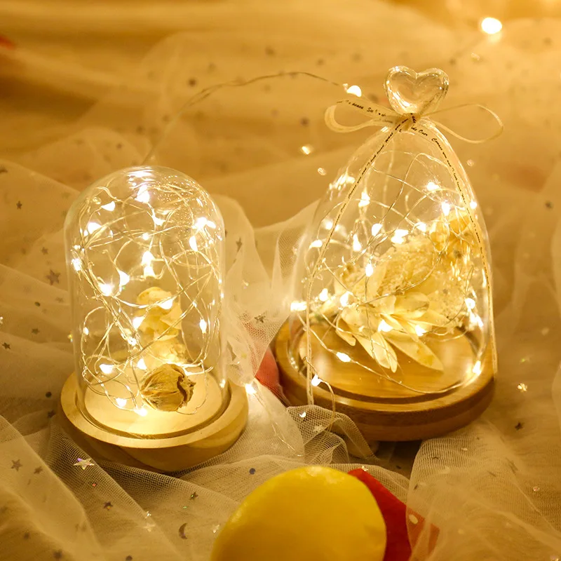 

10 20 30 LEDs Copper Wire LED String Light Fairy Lights Christmas Party Wedding Decoration Halloween Thanksgiving Decorations