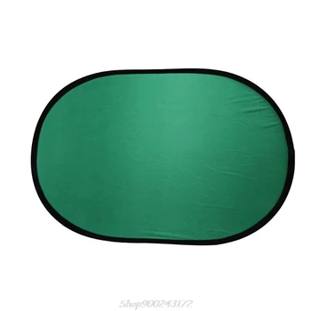 

100*150CM Oval Collapsible Portable Reflector Blue and Green Screen Chromakey Photo Studio Light Reflector For Photography Jy30