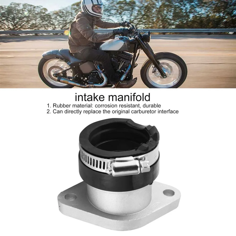 Впускной коллектор загрузки для Yamaha Wolverine 350 Yfm350 большой медведь 350 большое отверстие идеально подходит резиновый интерфейс