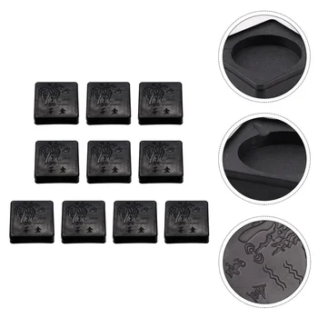 

10pcs Creative Useful Practical Square Inkstone Ink Stone Inkslab for School Office