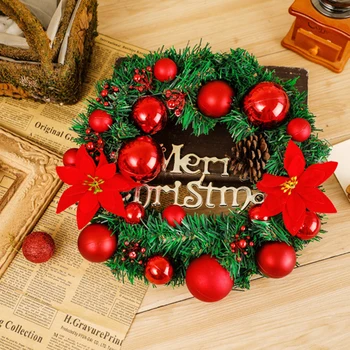 

Wall Christmas Garland Hanging Holiday Mall Decoration PVC+Plastic Props