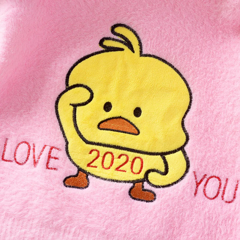 

Girl'S Sweater 2019 Autumn And Winter New Style Children Pullover Knitting Shirt Korean-style Mink Cashmere Childrenswear Fine S