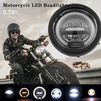 

5.75inch Motorcycle LED Headlight 55W Sealed Beam Projector Headlamp For Motors
