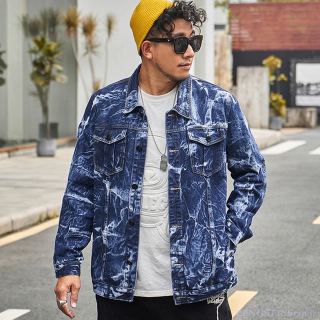 Men's Jacket Plus Plus Extra Large Jacket Couple Spring Autumn Tops Youth Loose Gown Stretch Tide Fat 140kg - Jackets - AliExpress