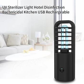

Bathroom Portable Bedroom USB Rechargeable UV Sterilizer Light Hospital Disinfection Bactericidal Hotel Kitchen Cleaning Air