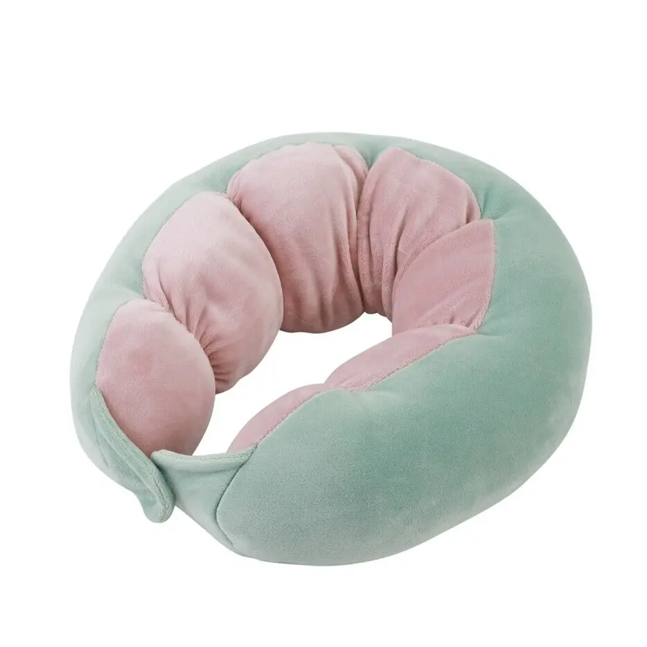 Зеленый Memory Foam u-образная дорожная подушка для шеи поддержка головы отдыха самолет мягкая подушка - Цвет: Зеленый