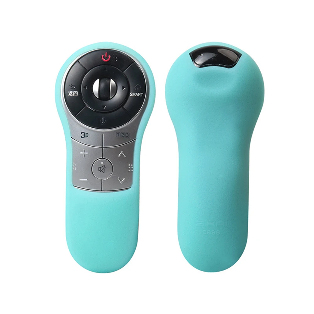 Turquoise blue Водонепроницаемый силиконовый с дистанционным управлением, защитный чехол противоударный чехол для пульта дистанционного управления чехол для LG MR400G LA6150 6500 - Цвет: Turquoise blue