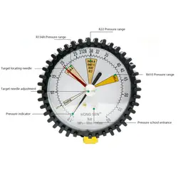Обнаружение экологически чистый кондиционер регулирующий Манометр давления тест дисплей со стрелкой хладагент товары для дома