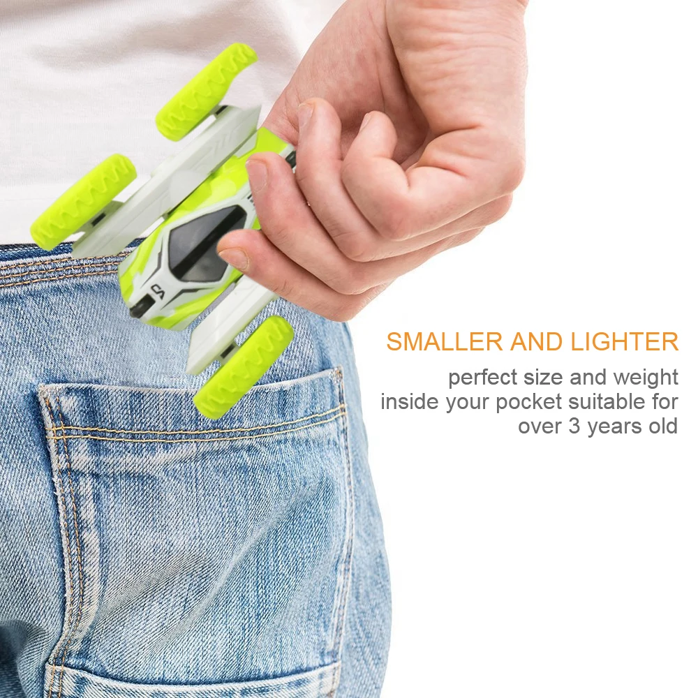 Günstige Mini RC Auto 4CH Stunt Drift Verformung Buggy Auto fernbedienung Rock Crawler Rolle Autos 360 Grad Flip RC Autos spielzeug für Kinder