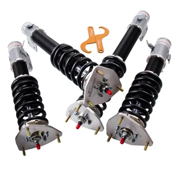 

Coilover for Subaru Impreza WRX STI GDB GDA EJ20 EJ25 Coilovers 02-07 2004 2005 Suspension Damper Force Top Mount