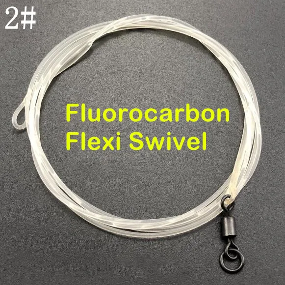 fluorocarbon Ring 1 м ловля карпа свинцовая линия лидер плетеная/фторуглеродная/нейлоновая с спиннером быстрая замена поворотный свинцовый стержень лидер Крюк Ссылка - Цвет: fluorocarbon Ring