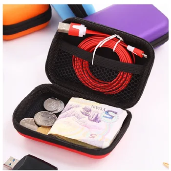 

Cartoon coin purse unicorn travel storage bag ladies jewelry storage box Headphone Case Container Cable Earbuds Storage Bag