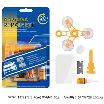 

Windshield Repair Kit DIY Car Window Glass Scratch Crack Restore Repair Tool Car Window Screen Polishing Resin Sealer Kit NEW