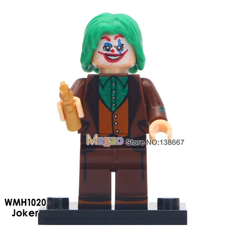 50 шт./лот строительные блоки зомби Робин Deathstroke Wonder Woman Harley Quinn подарок для детей игрушки - Цвет: Золотой