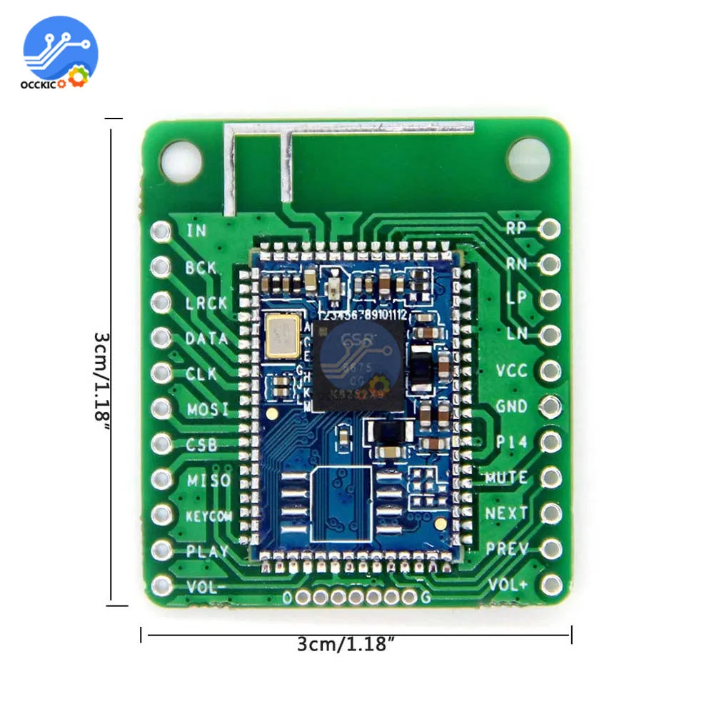 I2S выход CSR8675 беспроводной Bluetooth 5 0 аудио модуль цифровой динамик звуковая